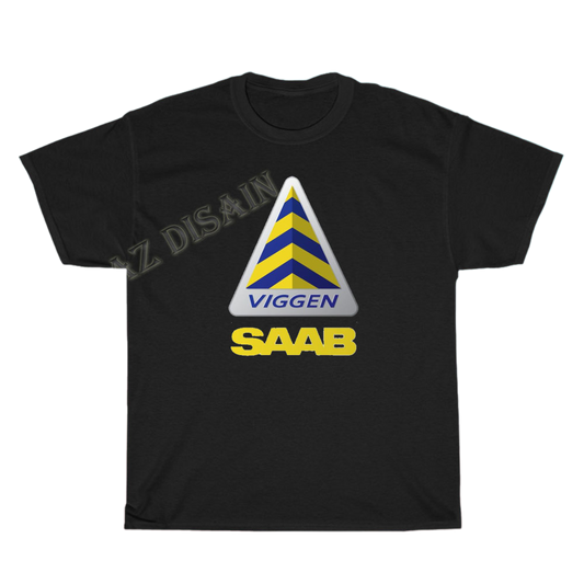 SAAB Viggen Badge Logo Men's Unisex T Shirt Size S to 3XL