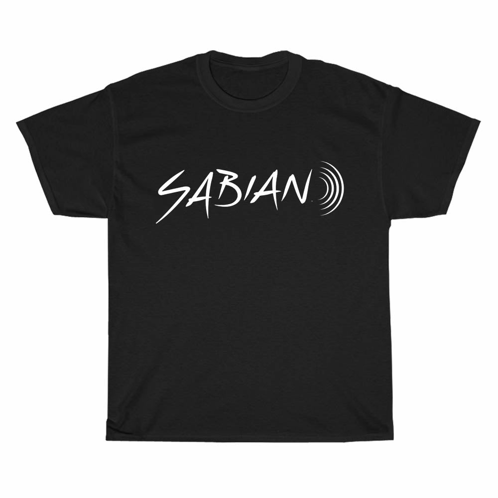 SABIAN Cymbals Drums Logo Men's Unisex T Shirt Size S to 3XL
