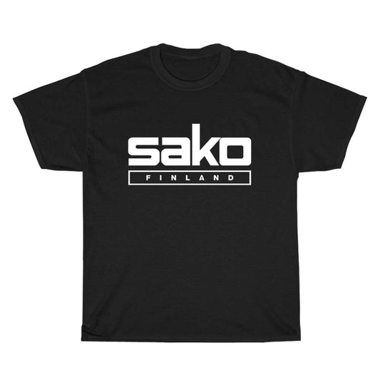 SAKO Finland Guns Firearm Logo Men's Unisex T Shirt Size S to 3XL