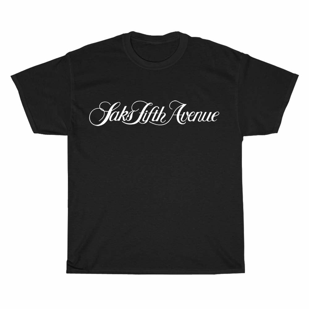 SAKS FIFTH AVENUE Logo Men's Unisex T Shirt Size S to 3XL