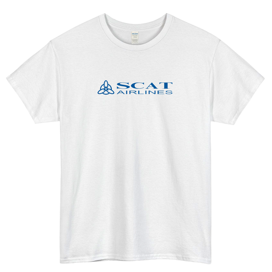 SCAT AIRLINES LOGO 2 short SLEEVE T SHIRT -P