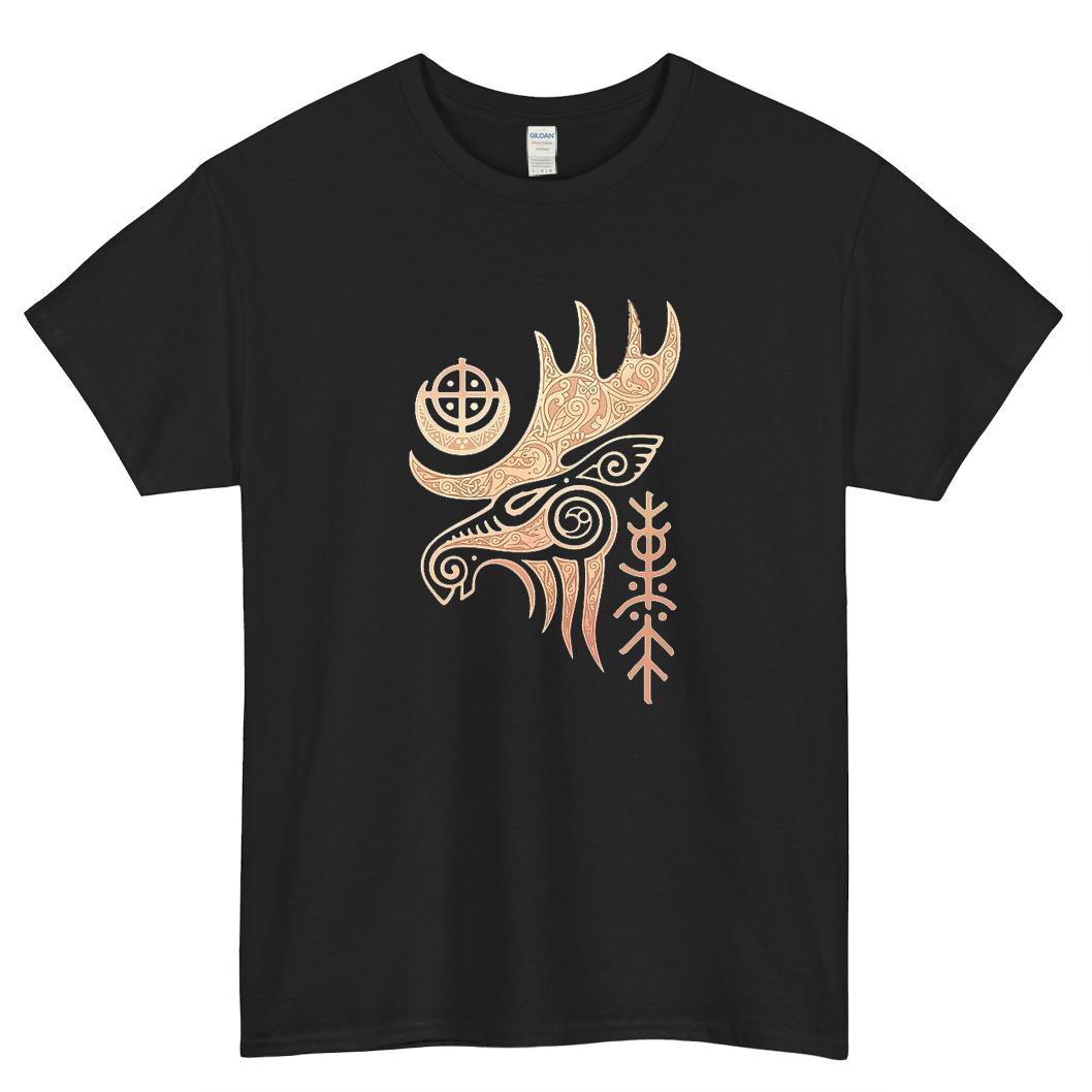 SHAMAN ELK Logo Mens Unisex Short Sleeve T-Shirt Size S-3XL - P