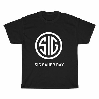 SIG Sauer Firearms Logo Men's Unisex T Shirt Size S to 3XL