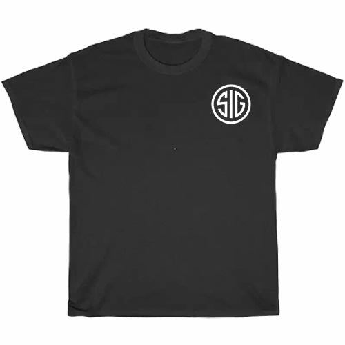 SIG Sauer Firearms Logo Unisex Men's T Shirt Size S to 3XL