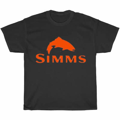 SIMMS Fishing Logo Men's Unisex T Shirt Size S to 3XL