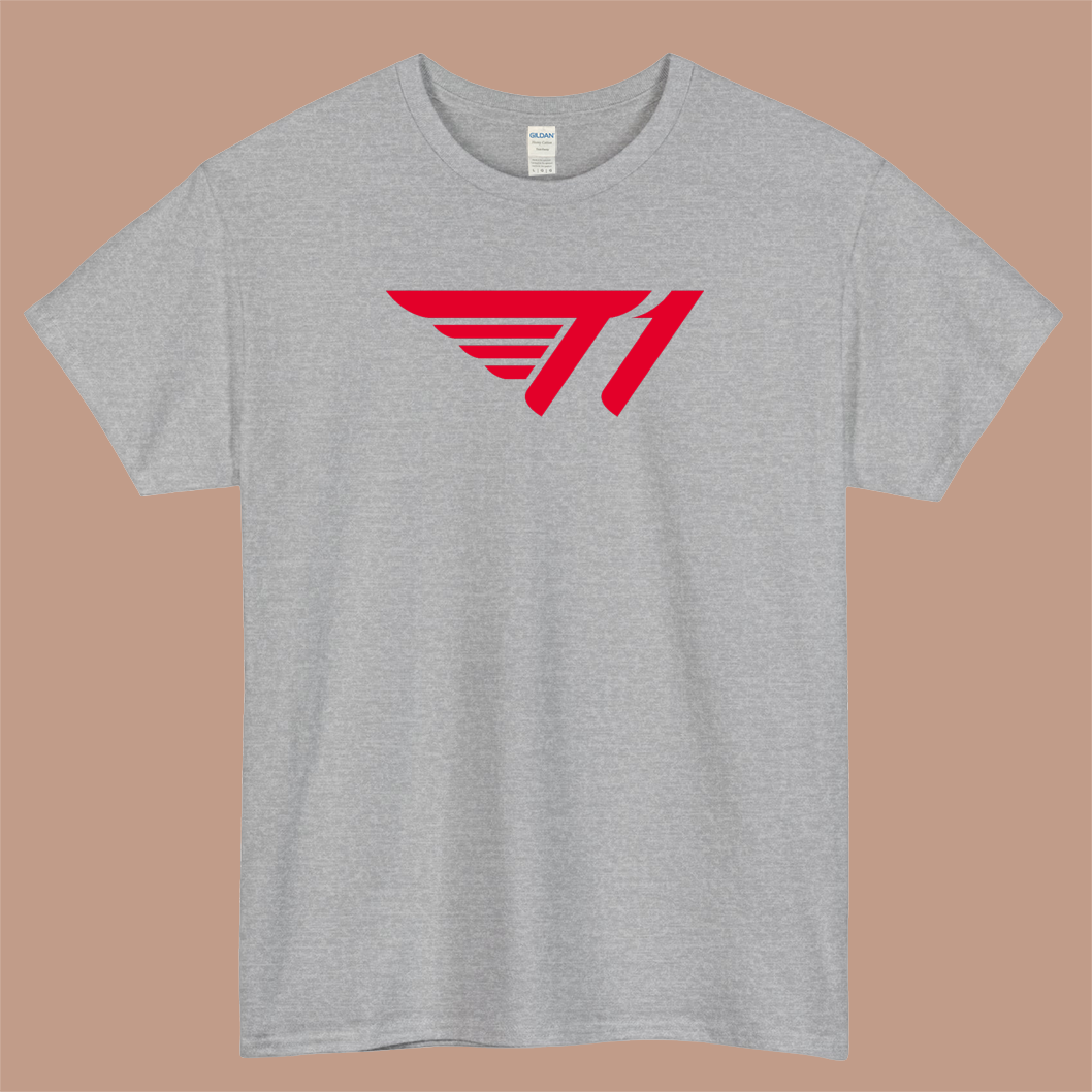 SKT T1 Logo Mens Unisex Short Sleeve T-Shirt Size S-3XL - P