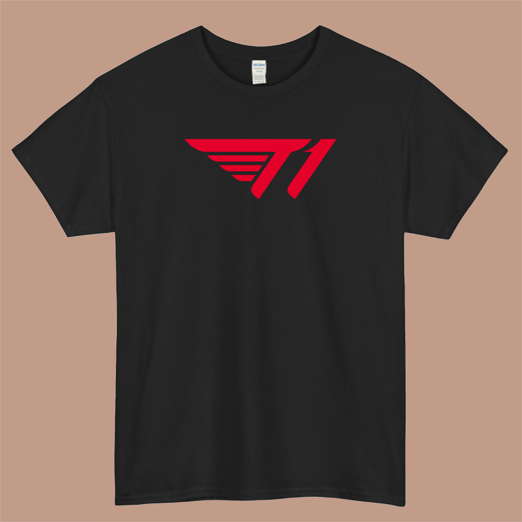 SKT T1 Logo Mens Unisex Short Sleeve T-Shirt Size S-3XL - P