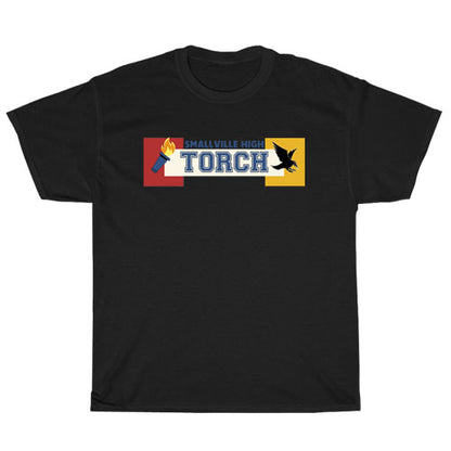 SMALLVILLE HIGH TORCH Active Logo Men's Unisex T Shirt Size S to 3XL