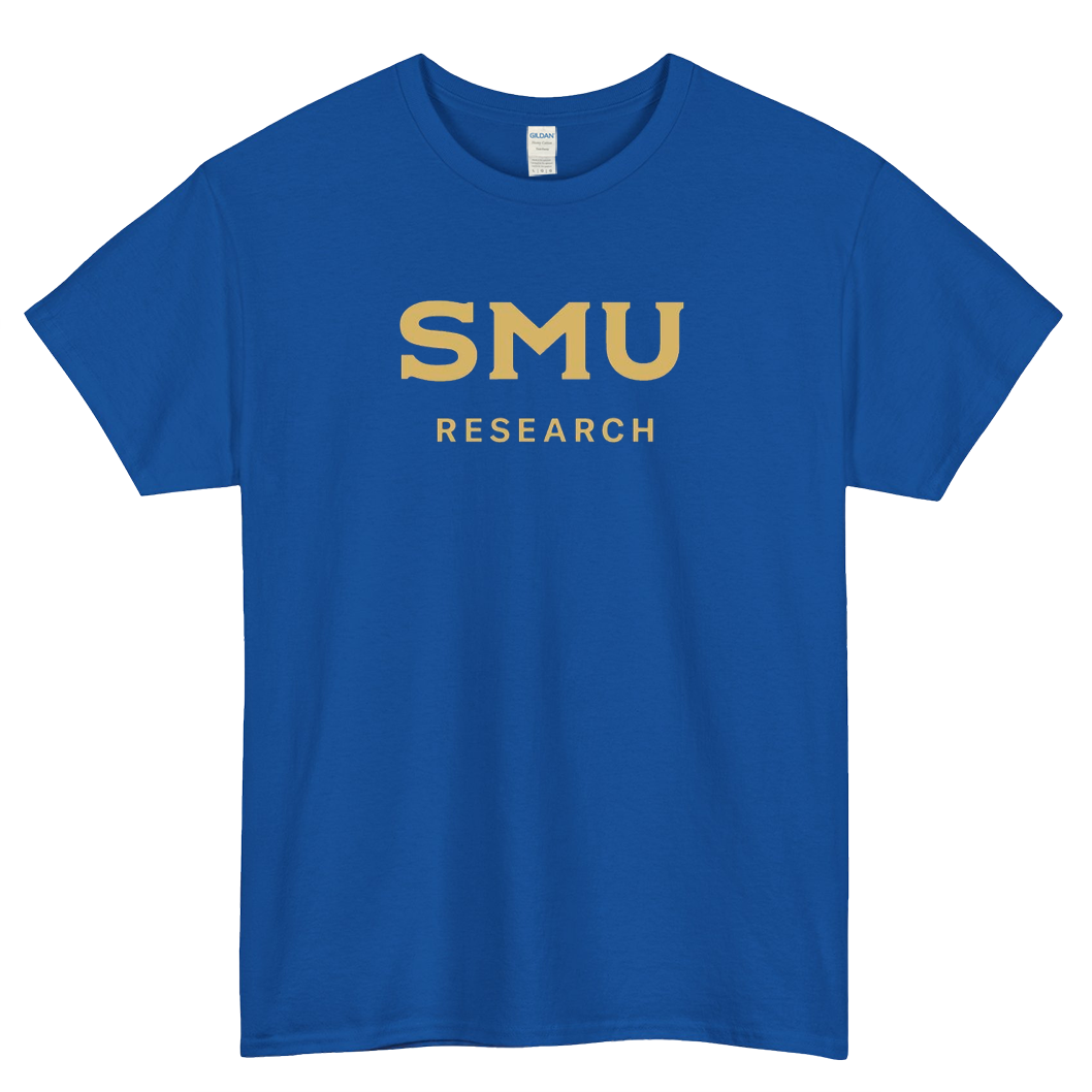 SMU BOBBY LYLE SCHOOL RACING LOGO  SHORT SLEEVE T SHIRT -P