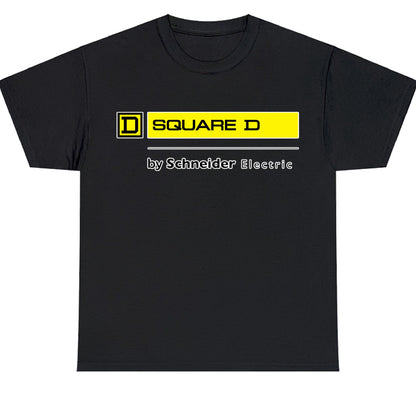 SQUARE D Electrical Equipment Logo Men's Unisex T Shirt Size S to 3XL