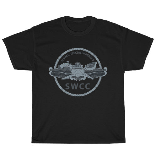 SWCC Naval Special Warfare logo Men's Unisex T Shirt Size S to 3XL