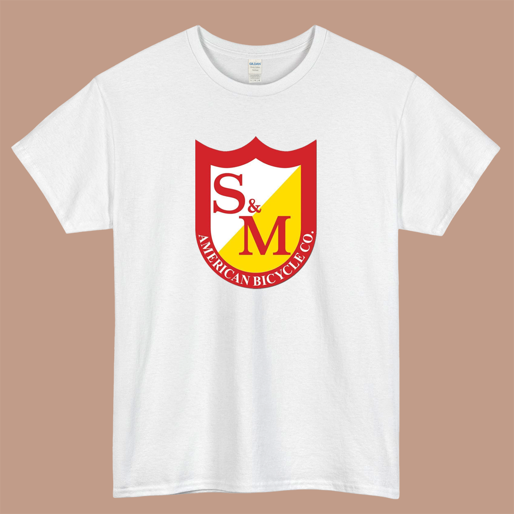S&M Medium Shield Logo Mens Unisex Short Sleeve T-Shirt Size S-3XL - P