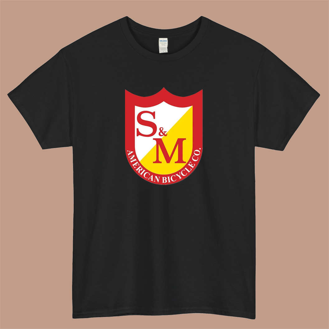 S&M Medium Shield Logo Mens Unisex Short Sleeve T-Shirt Size S-3XL - P