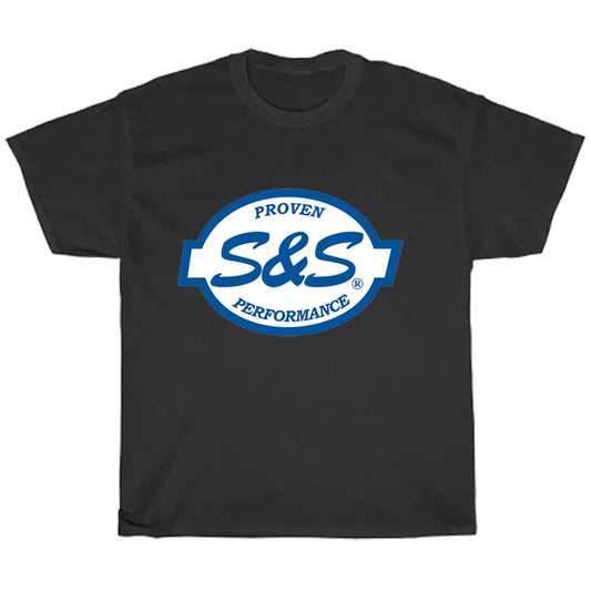 S&S Cycle Proven Performance Motorcycle Logo Unisex Men's T Shirt Size S to 3XL