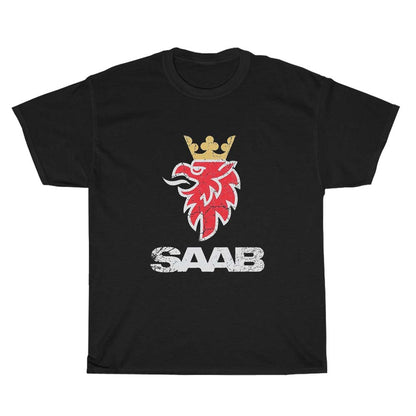 Saab Logo Men's Unisex T Shirt Size S to 3XL