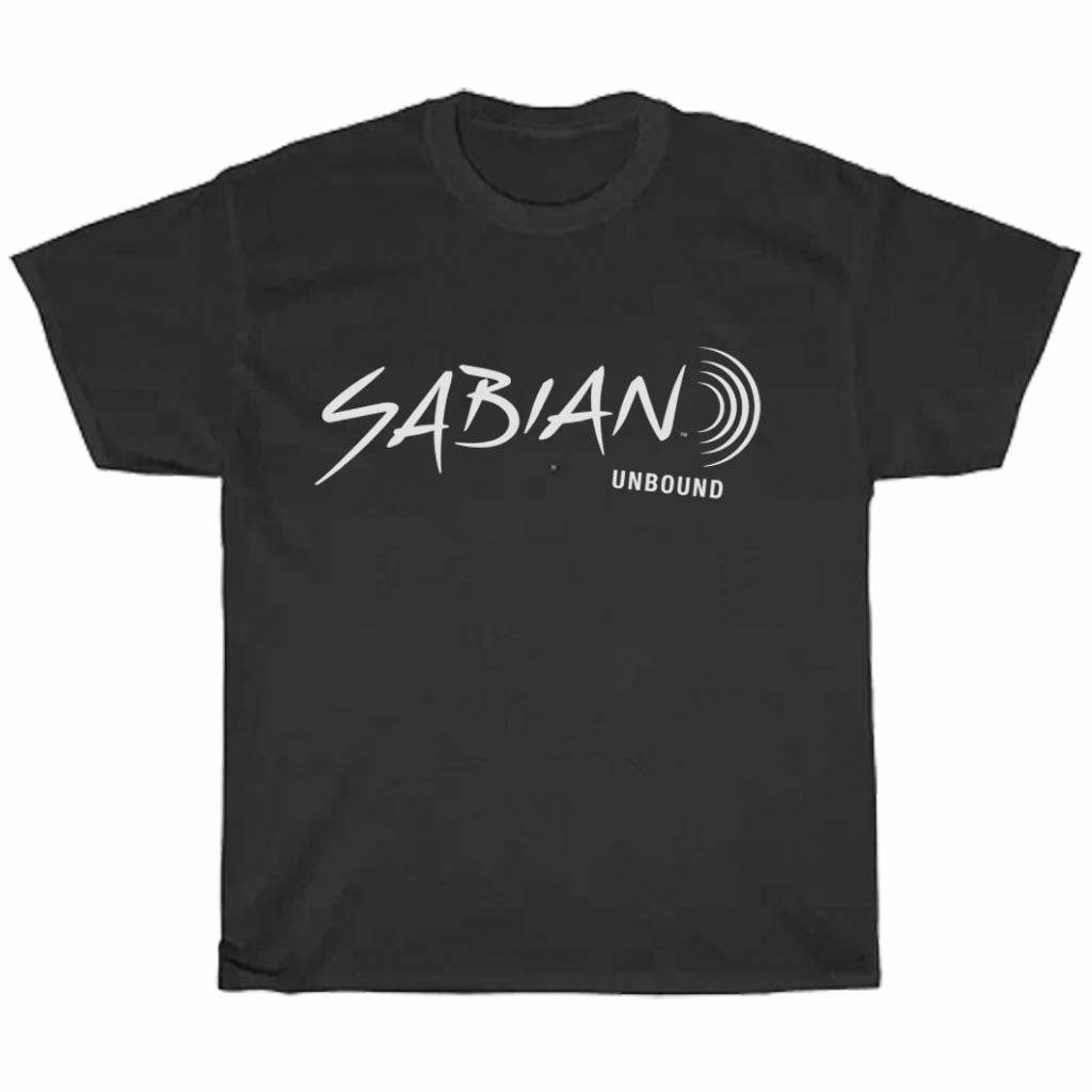 Sabian Cymbals Drums Logo Unisex Men's T Shirt Size S to 3XL