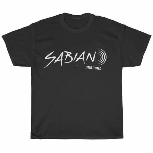Sabian Cymbals Drums Logo Unisex Men's T Shirt Size S to 3XL