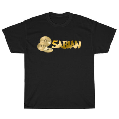 Sabian Cymbals Drums logo Mens Unisex Short Sleeve T-Shirt Size S-3XL