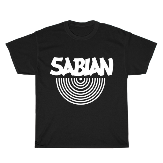 Sabian Cymbals Logo Men's Unisex T Shirt Size S to 3XL