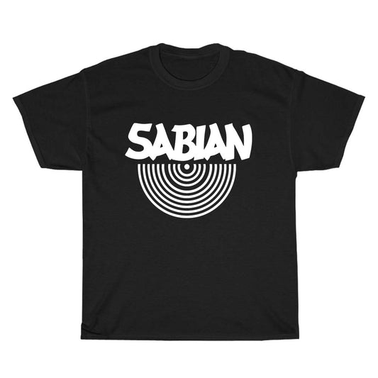 Sabian Drums Cymbals Logo Men's Unisex T Shirt Size S to 3XL