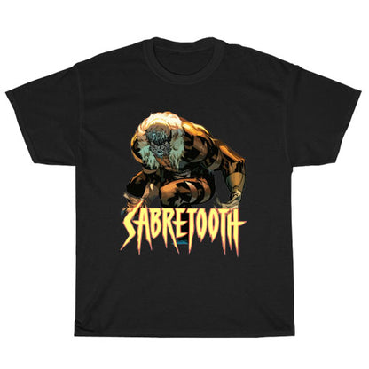 Sabretooth Logo Men's Unisex T Shirt Size S to 3XL