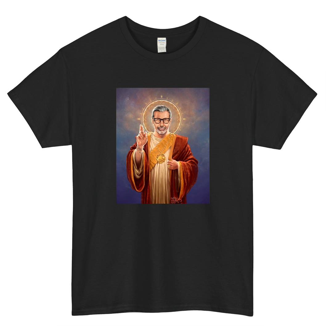 Saint Jeff of Goldblum Logo Mens Unisex Short Sleeve T-Shirt Size S-3XL - P