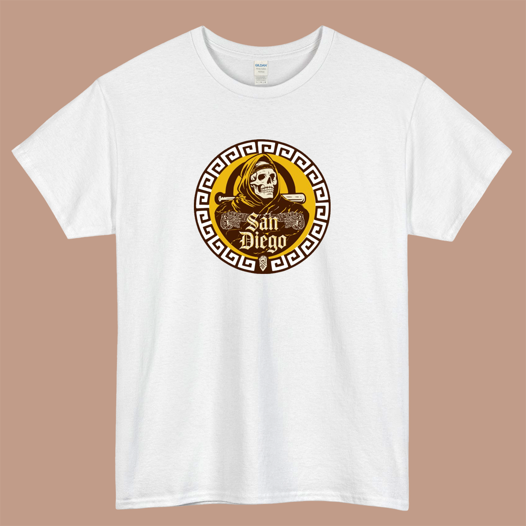 San Diego Padres Logo Mens Unisex Short Sleeve T-Shirt Size S-3XL - P