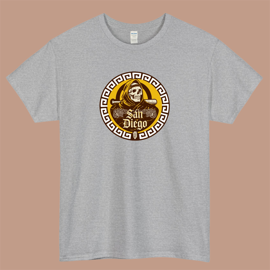 San Diego Padres Logo Mens Unisex Short Sleeve T-Shirt Size S-3XL - P