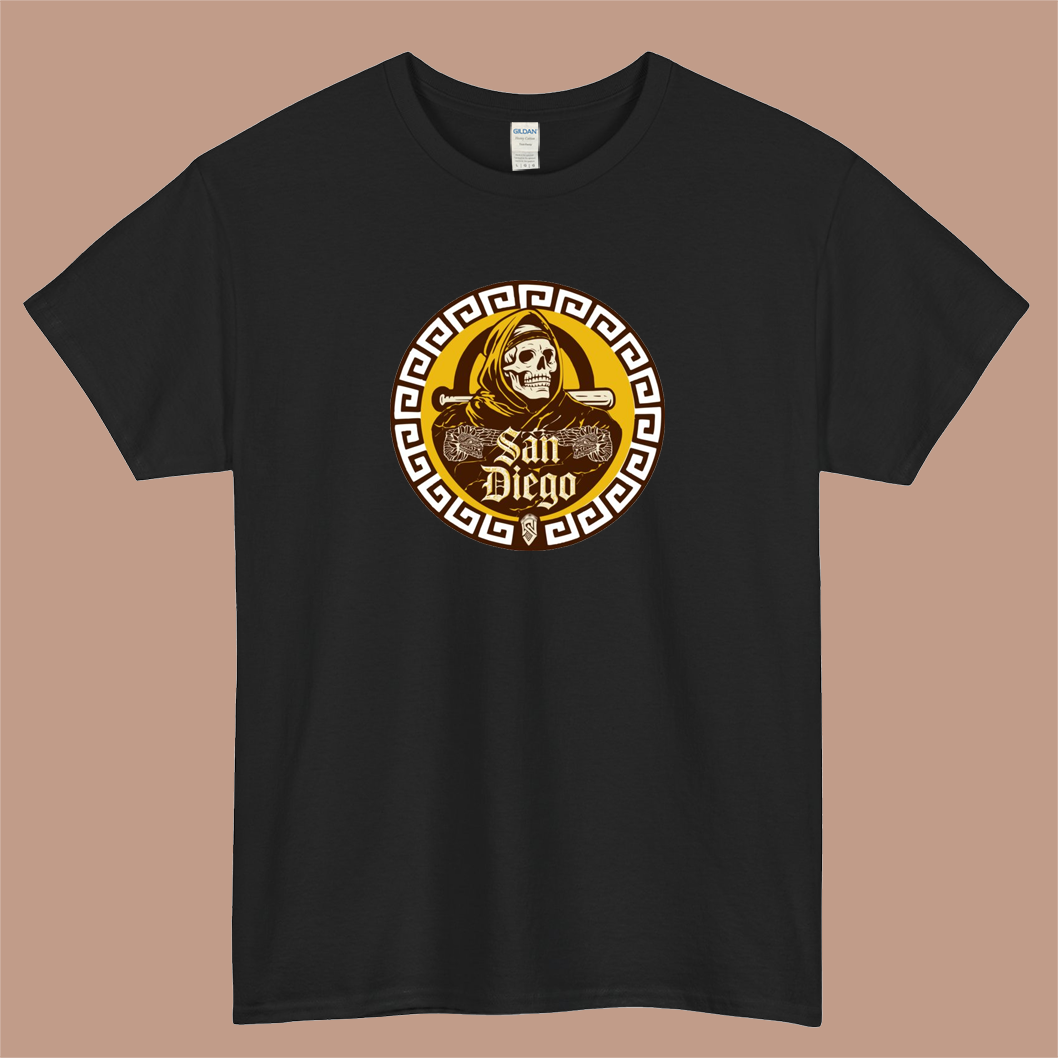 San Diego Padres Logo Mens Unisex Short Sleeve T-Shirt Size S-3XL - P