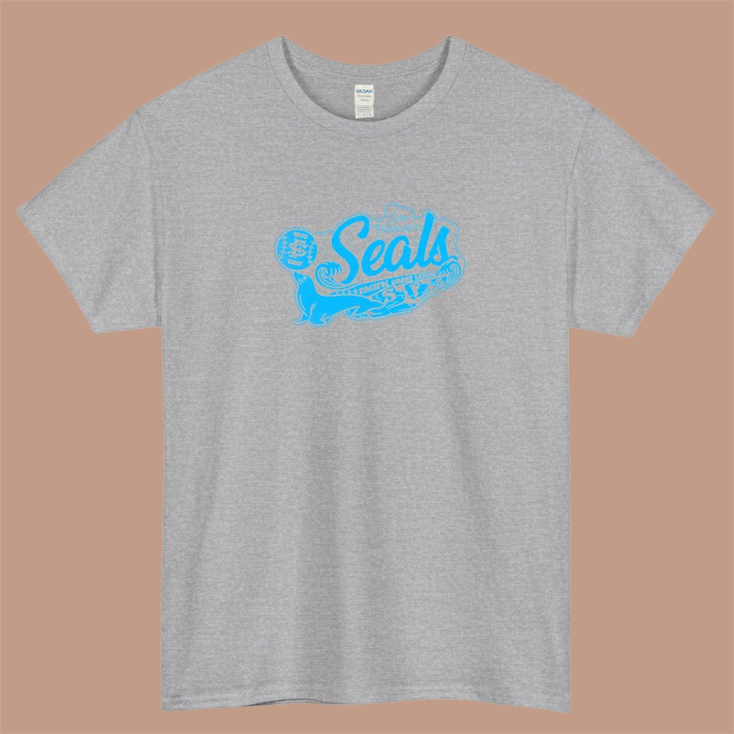 San Francisco Seals Logo Mens Unisex Short Sleeve T-Shirt Size S-3XL - P