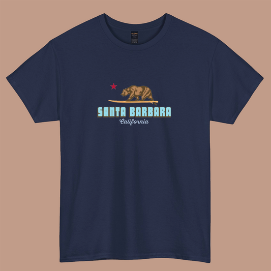 Santa Barbara - California  logo short sleeve t shirt Size S-3XL -P