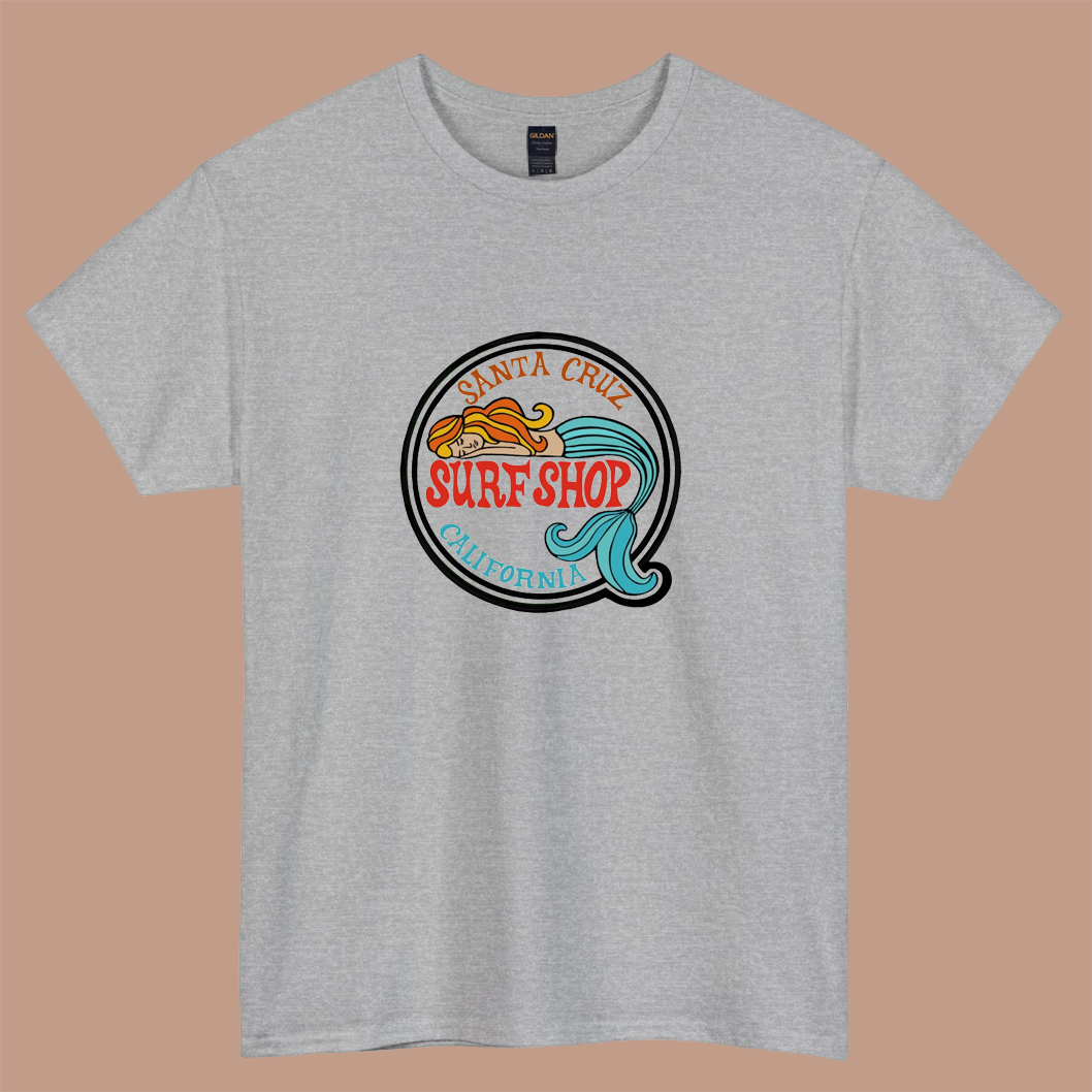 Santa Cruz Surf Shop Logo short sleeve t shirt S-3XL-P