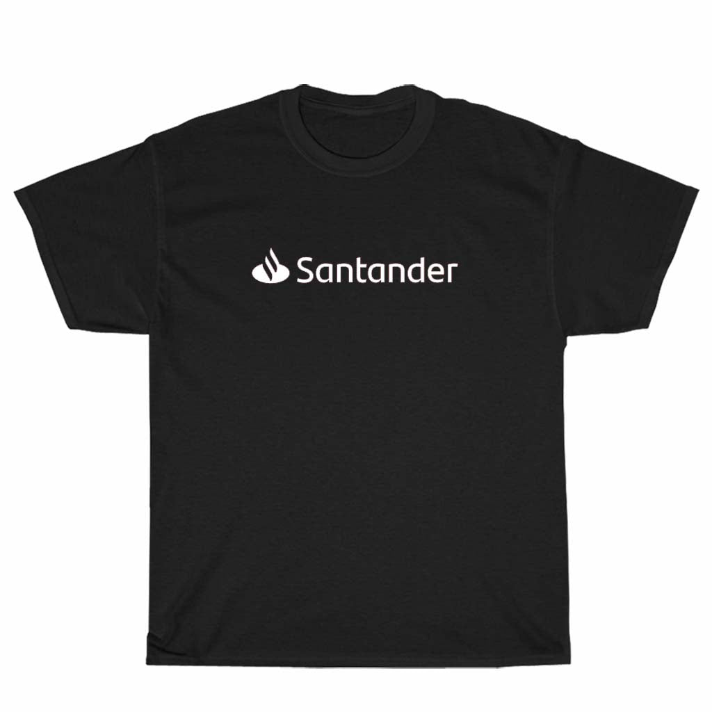 Santander Logo Men's Unisex T Shirt Size S to 3XL