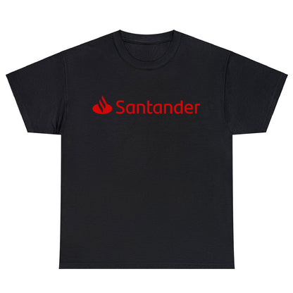 Santander Logo Unisex Men's T Shirt Size S to 3XL