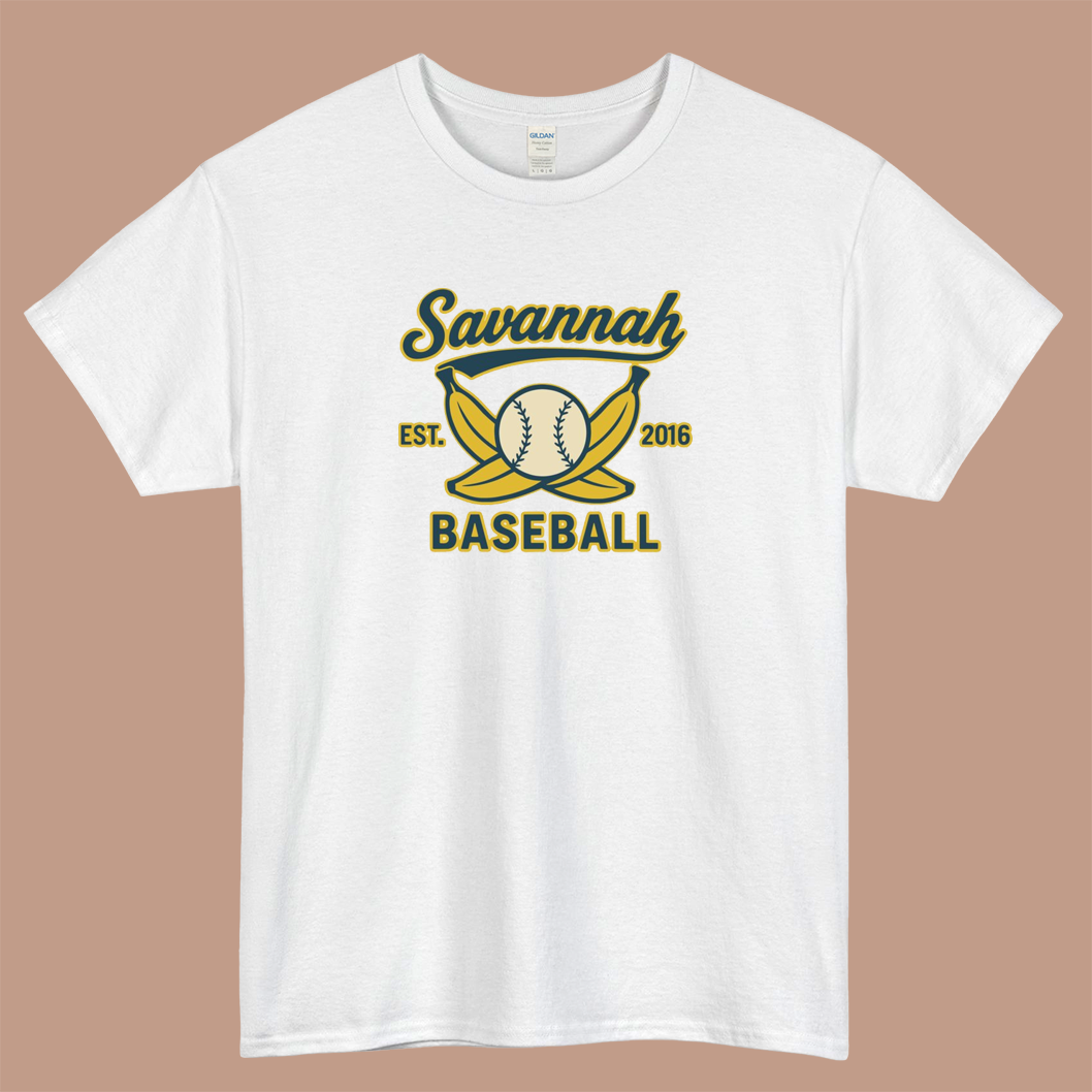 Savannah Baseball EST 2016 Logo Mens Unisex Short Sleeve T-Shirt Size S-3XL - P