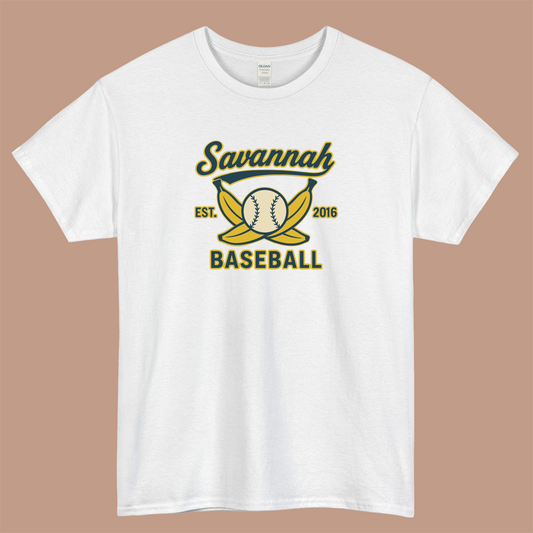 Savannah Baseball EST 2016 Logo Mens Unisex Short Sleeve T-Shirt Size S-3XL - P