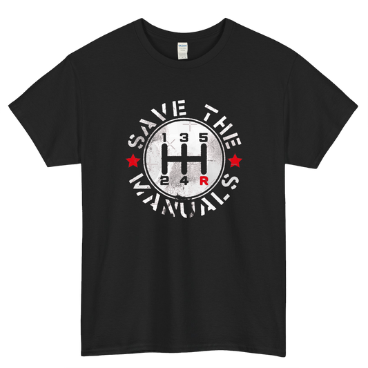 Save The Manuals LOGO short sleeve t shirt size S-3XL