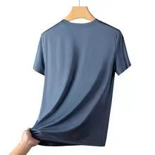 New CHRLCK Men's Running Quick Drying T-shirts Breathable Hiking Fishing Tees Soft Elasticity Outdoor Sports Short Shirt Summer