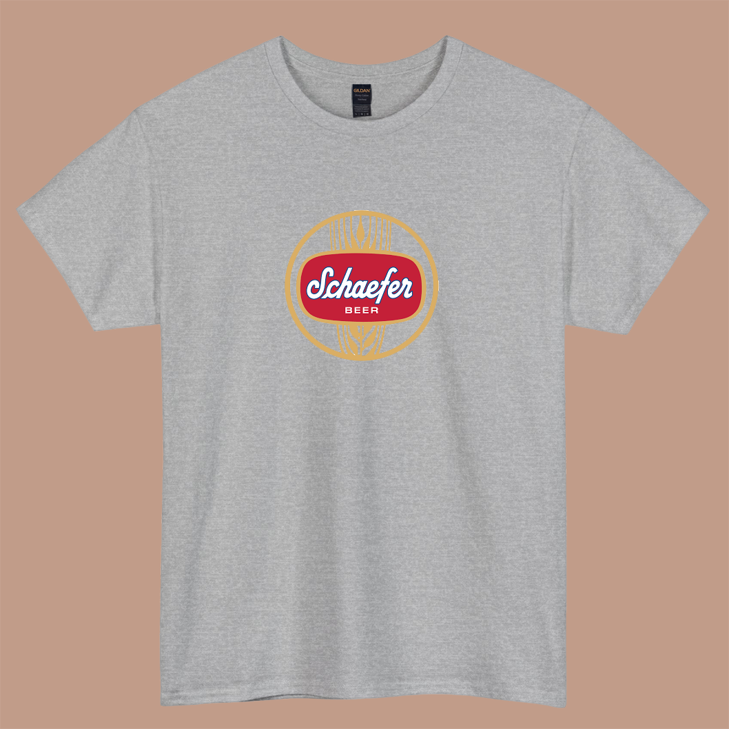 Schaefer Beer Active Logo short sleeve t shirt S-3XL -P