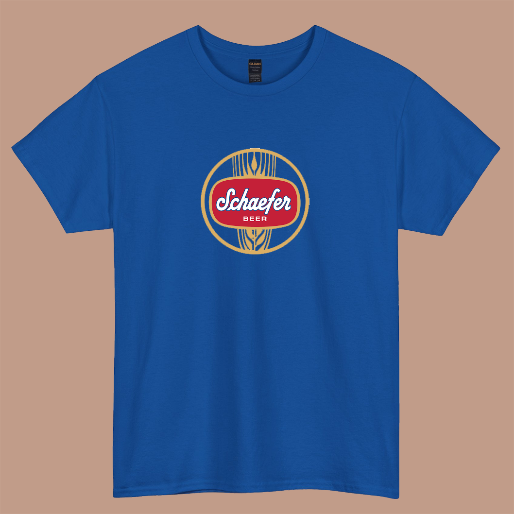 Schaefer Beer Active Logo short sleeve t shirt S-3XL -P