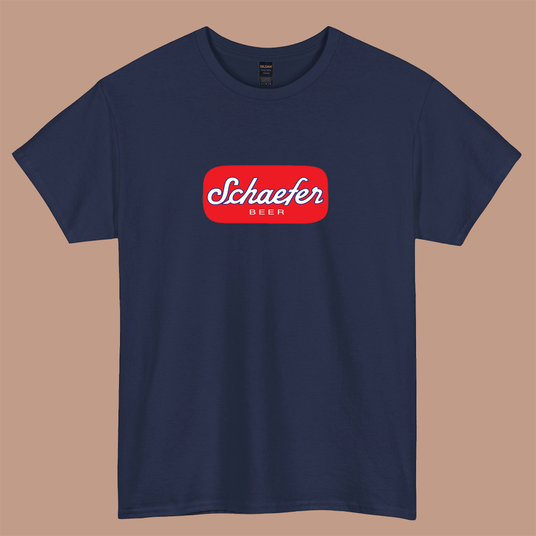 Schaefer Beer Logo short sleeve t shirt S-3XL -P
