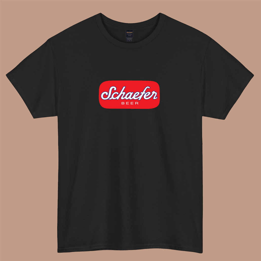 Schaefer Beer Logo short sleeve t shirt S-3XL -P