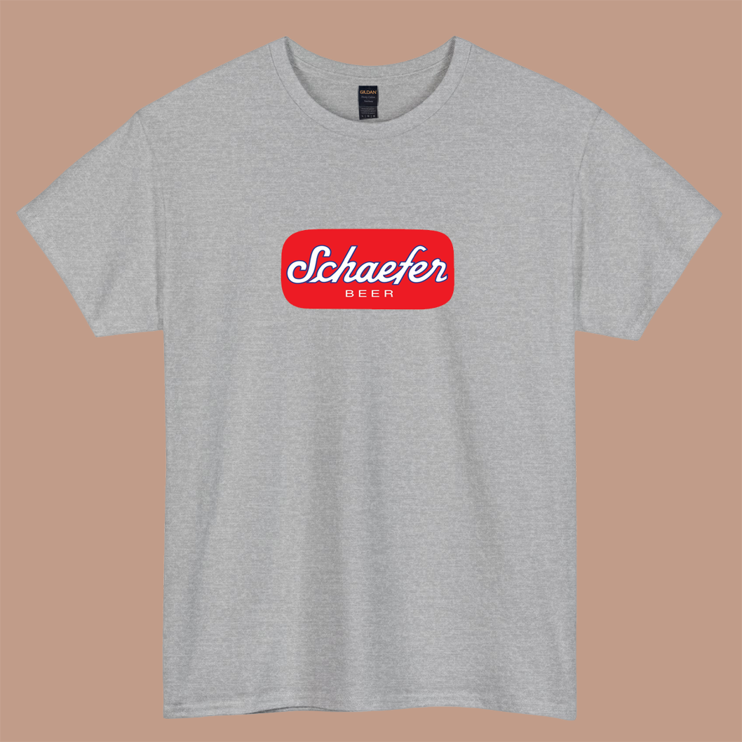 Schaefer Beer Logo short sleeve t shirt S-3XL -P