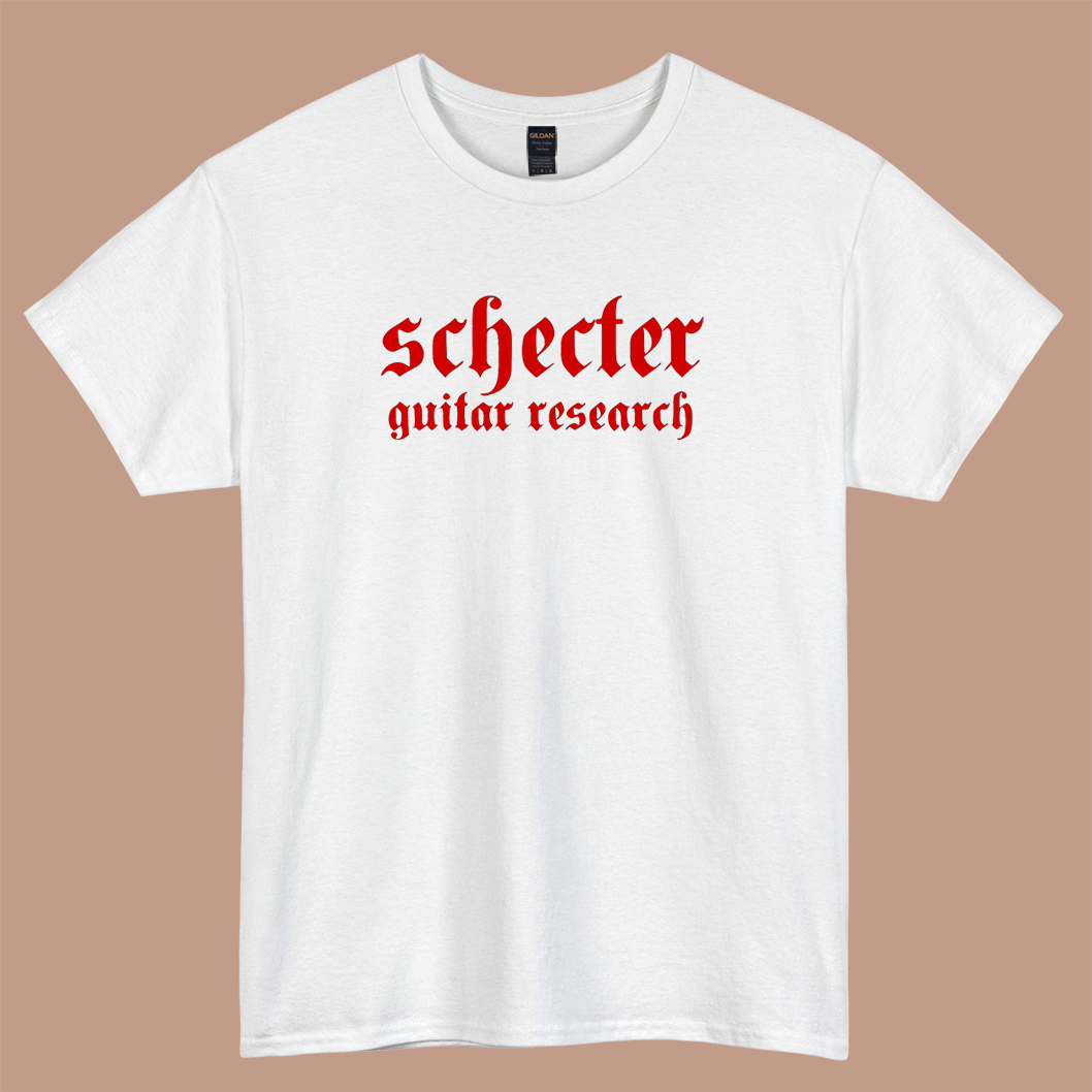 Schecter Guitar Research Logo short SLEEVE T SHIRT -P