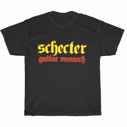 Schecter Guitar Research Logo Men's Unisex T Shirt Size S to 3XL