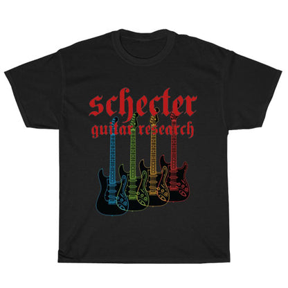 Schecter Guitar Research Logo Men's Unisex T Shirt Size S to 3XL