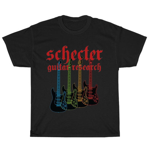 Schecter Guitar Research Logo Men's Unisex T Shirt Size S to 3XL