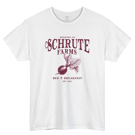 Schrute Farms Logo Mens Unisex Short Sleeve T-Shirt Size S-3XL - P