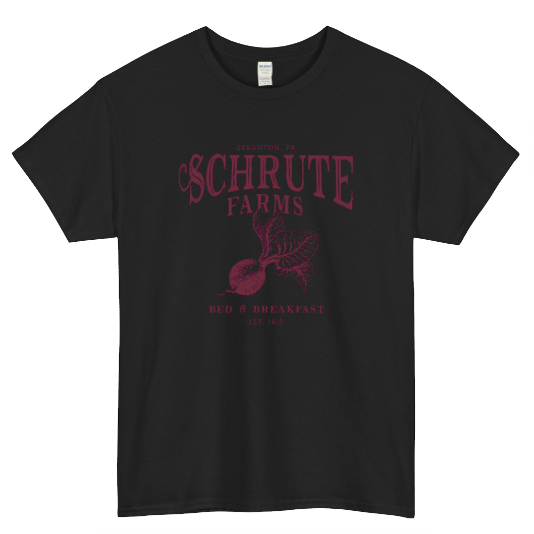 Schrute Farms Logo Mens Unisex Short Sleeve T-Shirt Size S-3XL - P