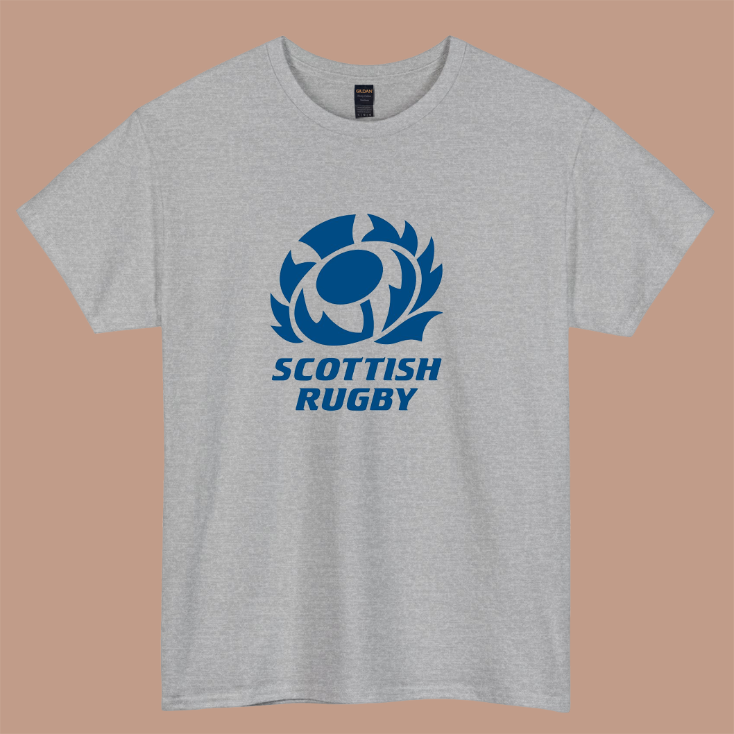 Scotland rugby logo short sleeve t shirt size S-3XL -P